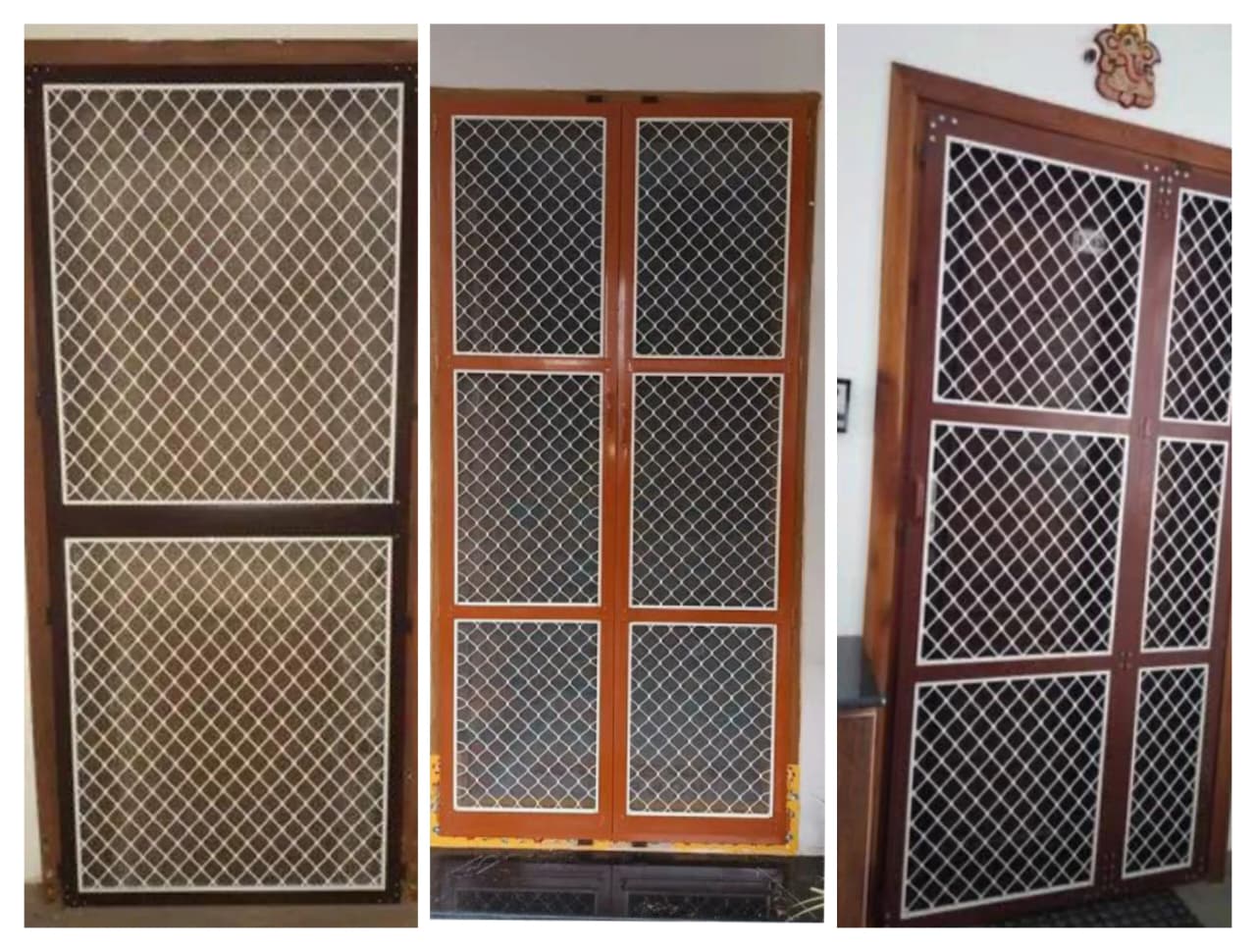 Openable Grill Mesh Doors