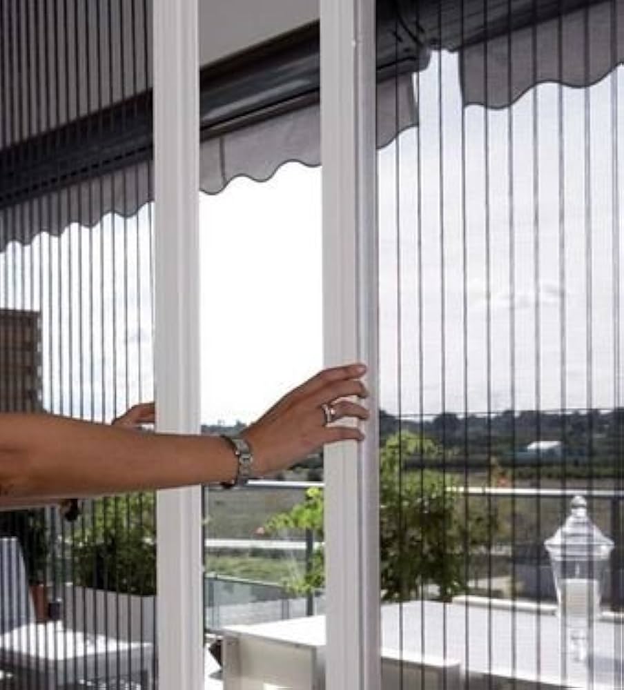 Metal Sliding Mesh Door